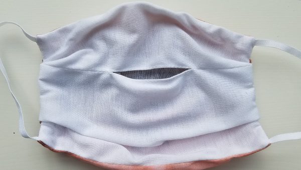 mouth cover with filter pocket