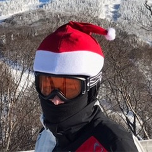 Get a Santa Hat Helmet Cover 2 santa helmet cover customer image
