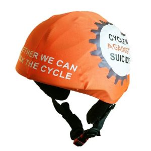 bike helmet cover for event